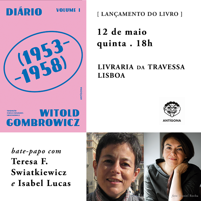 Dois dedos de conversa sobre o Diário de Gombrowicz | Livraria da Travessa | 12 de Maio, às 18h