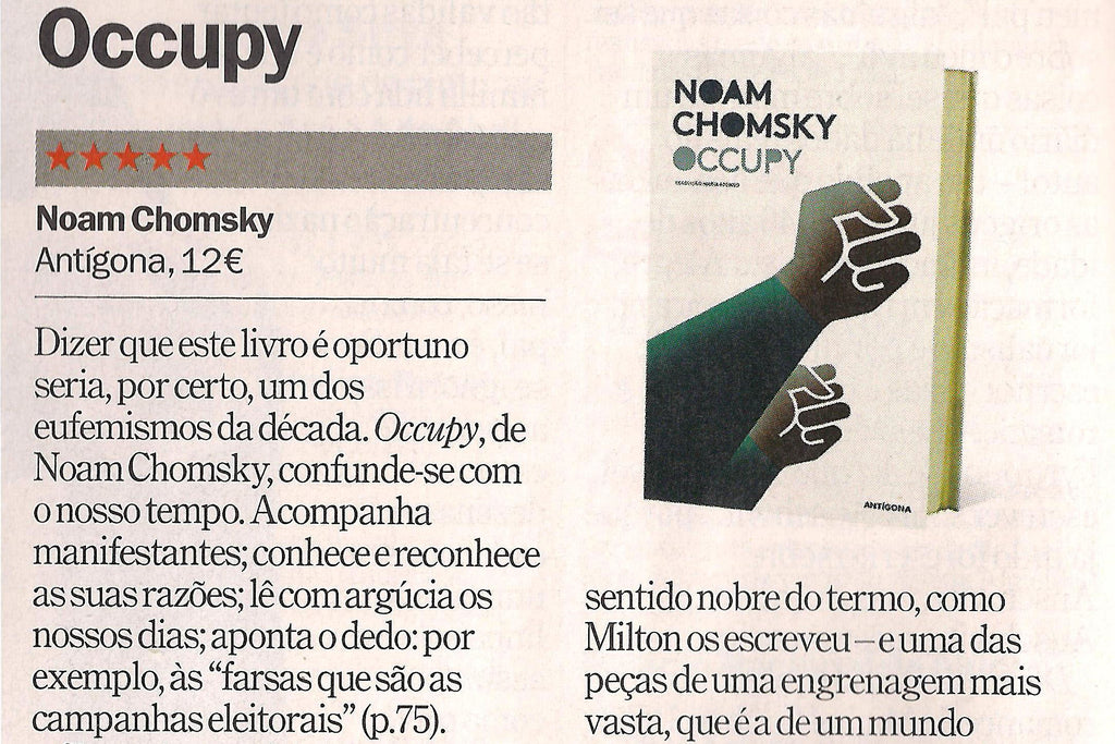 Occupy | Time Out Lisboa | Recensão de Hugo Pinto Santos | ★★★★★
