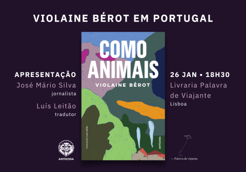 Violaine Bérot em Portugal | Apresentação de COMO ANIMAIS | Livraria Palavra de Viajante
