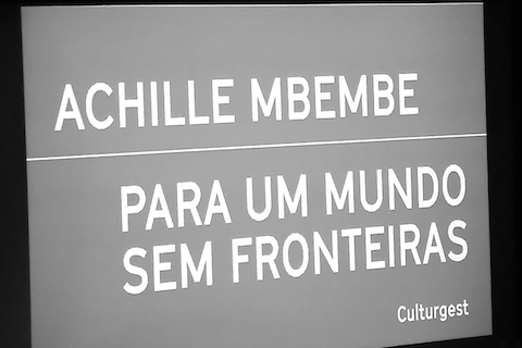 Achille Mbembe em Lisboa | Entrevista de António Guerreiro