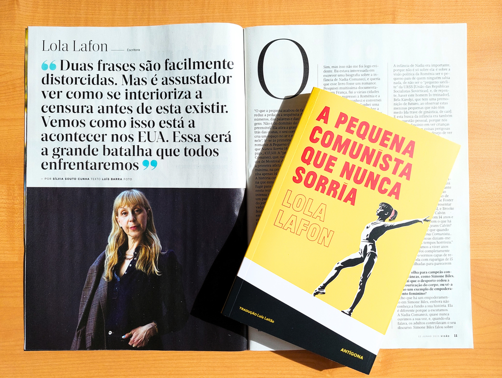 A Pequena Comunista que nunca Sorria | Entrevista a Lola Lafon | Revista Visão
