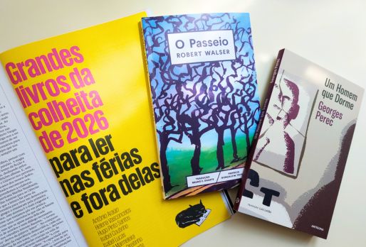 Um Homem que Dorme e O Passeio | Grandes livros de 2026 | Ípsilon