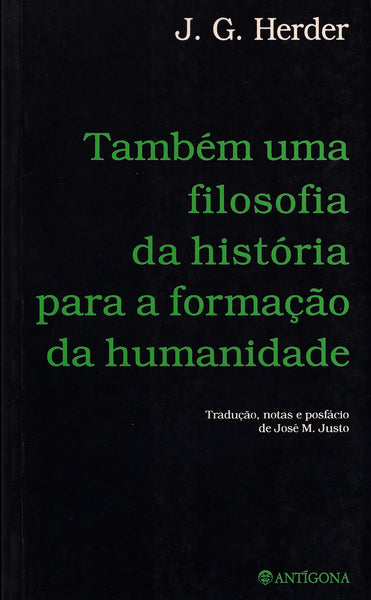Também uma Filosofia da História para a Formação da Humanidade