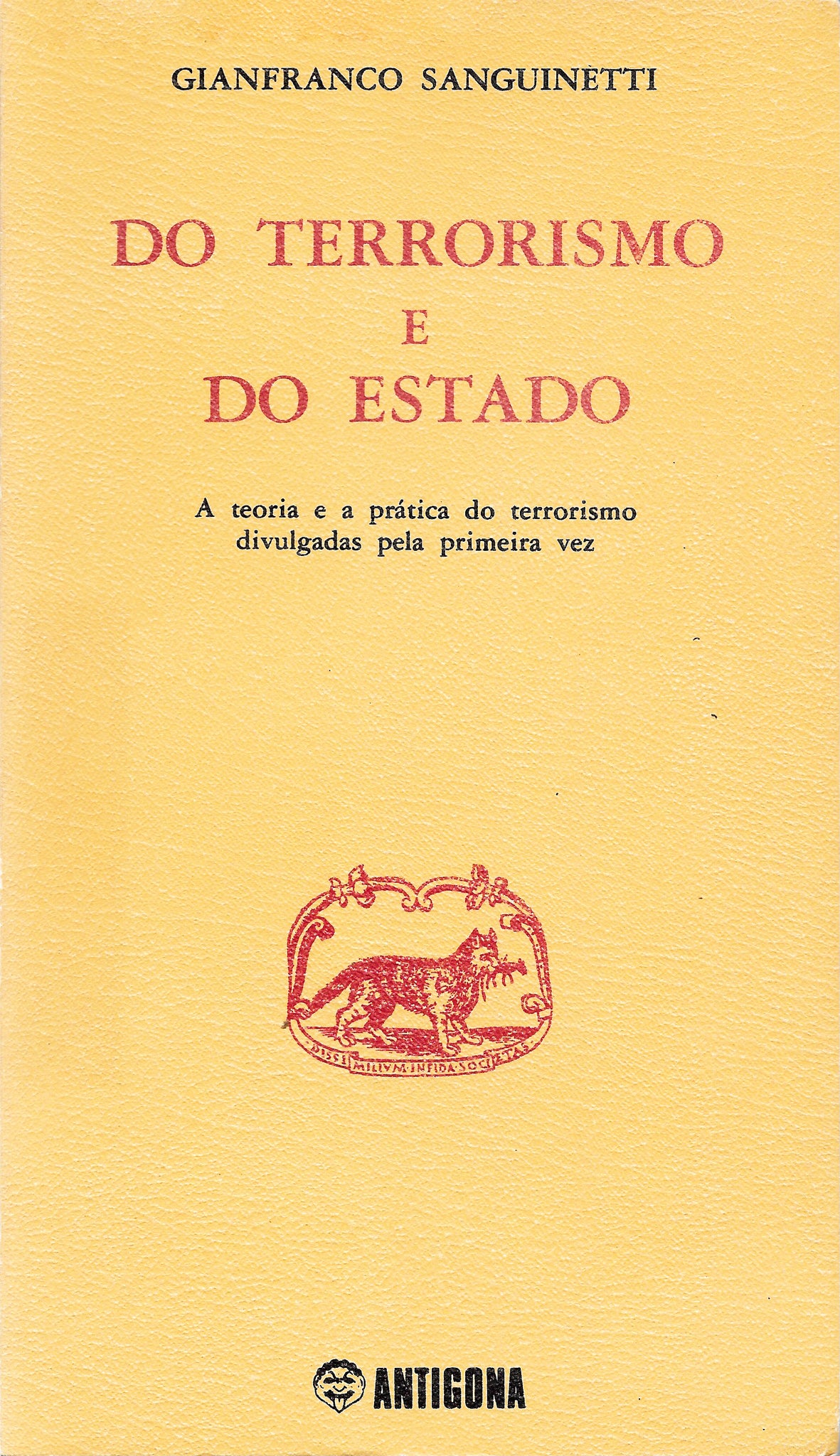 Livro Do Terrorismo e do Estado G. Sanguinetti Parque das Nações • OLX  Portugal
